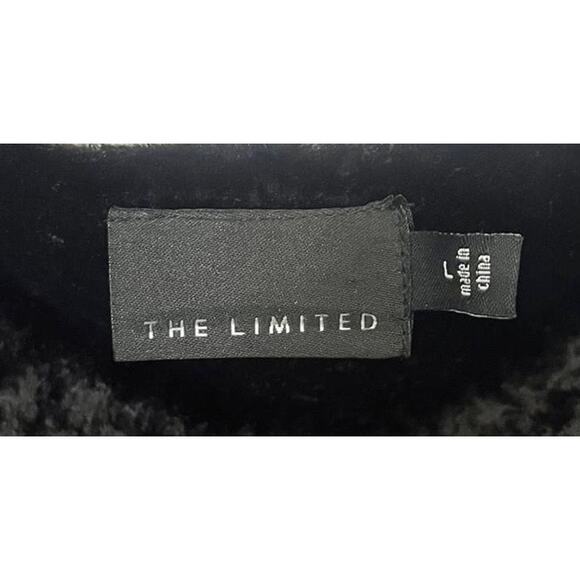 The Limited Black Velvet Draped Neckline Top & Midi Pull-on Skirt w/Ruffle Set - Picture 3 of 7